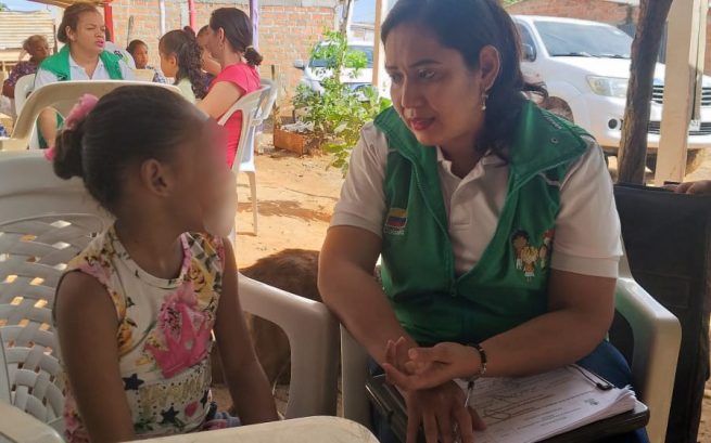 60 familias víctimas de desplazamiento forzado en Valledupar, recibieron atención social