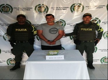 Capturados por tráfico de estupefacientes y concierto para delinquir en el Cesar