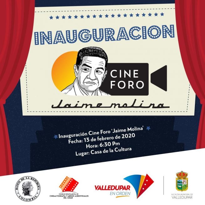 Este jueves se iniciará en Valledupar primera temporada del Cine Foro ‘Jaime Molina’