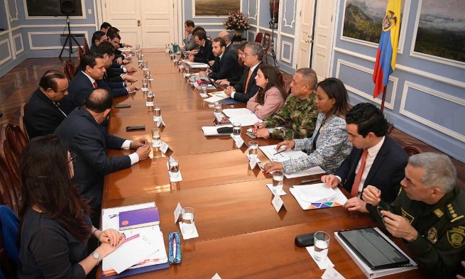 Gobernador Monsalvo trazó proyectos para el Cesar con el presidente Duque