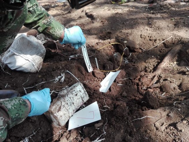 En La Guajira, Ejército Nacional, neutralizó artefactos explosivos
