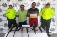Con armas de fuego, capturados dos hombres en San Diego (Cesar)