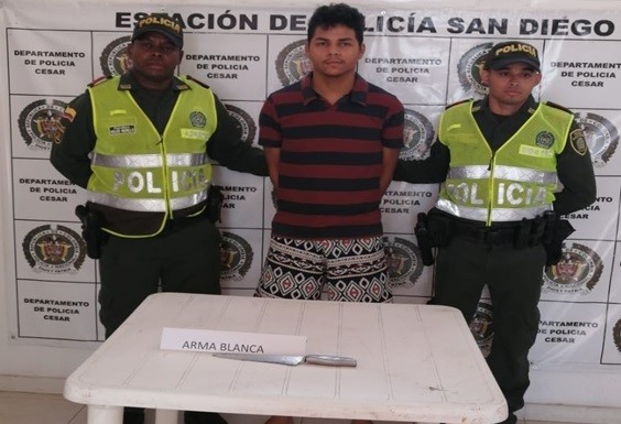 Enviado a la cárcel por causarle herida con arma cortopunzante a un familiar de 70 años