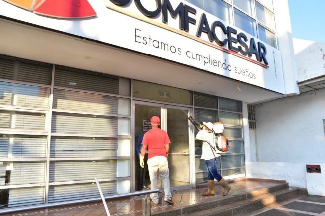 Comfacesar implementa plan de trabajo para proteger la salud de afiliados y colaboradores