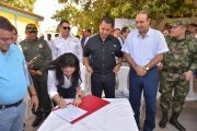 Gobernador Monsalvo en la tarea de mejorar el servicio de agua potable
