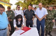 Gobernador Monsalvo en la tarea de mejorar el servicio de agua potable