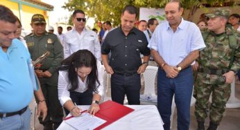 Gobernador Monsalvo en la tarea de mejorar el servicio de agua potable