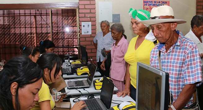 Se inicia jornada de pago de incentivos a adultos mayores en Valledupar