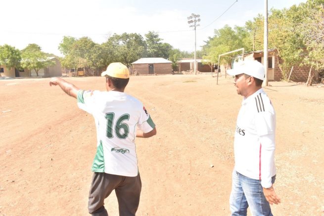 Escenarios deportivos del sur del municipio fueron inspeccionados por Indupal