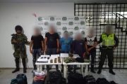 Capturadas cinco personas en flagrancia con municiones y accesorios de armas de fuego
