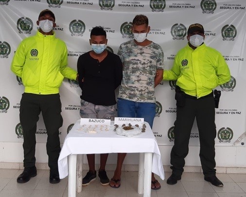 Capturadas dos personas en Chiriguaná dedicadas a la venta de estupefacientes