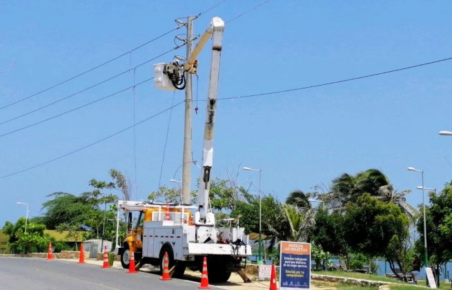 Ejecutan adecuaciones eléctricas en un sector de Curumaní