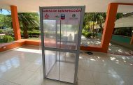 Cabina de desinfección solar previene el contagio en La Guajira