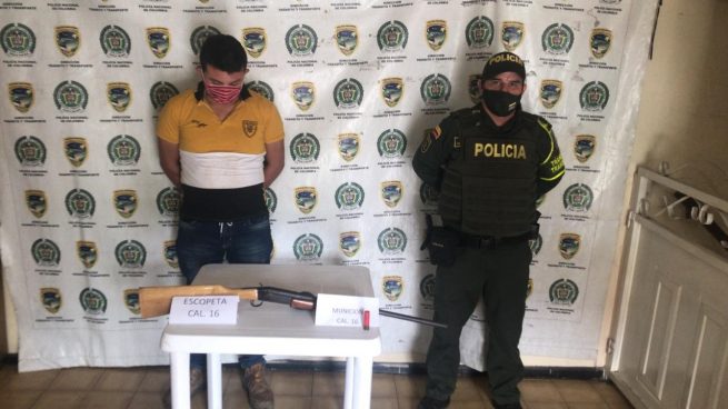 En hechos aislados, capturadas tres personas por porte ilegal de arma y hurto