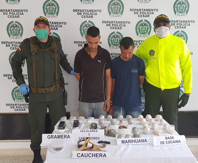 Capturados cuando lanzaban estupefacientes a la Cárcel de Alta y Mediana Seguridad de Valledupar