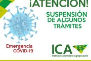 El ICA suspende los términos de algunos trámites para prevenir la propagación del COVID-19 en el país