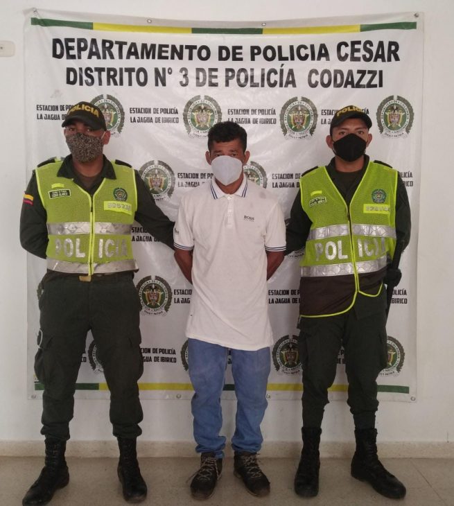Capturado presunto homicida en zona rural de La Jagua de Ibirico (Cesar)
