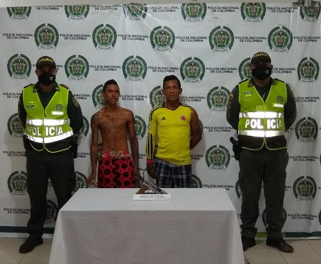 Capturados tras hurtar a una mujer en Valledupar