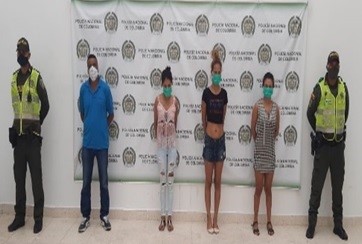 En un reservado fueron detenidas cuatro personas violando medida sanitaria en Aguachica