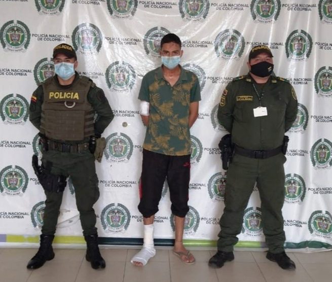 Detenido por lesionar con un arma blanca a un Policía