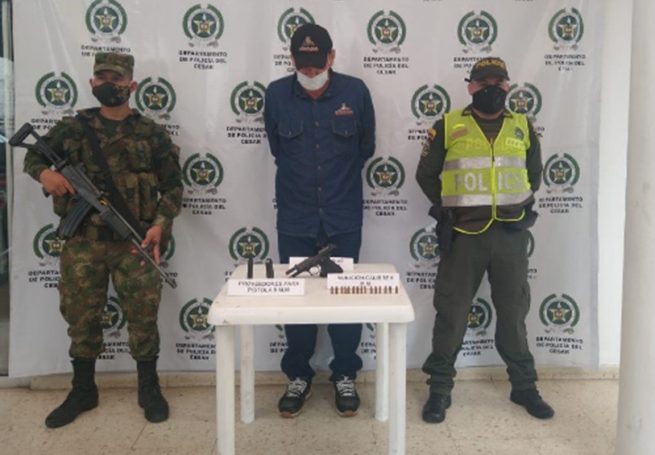 Cada 12 horas se incauta un arma de fuego en el Cesar; hay 5 capturados por este delito
