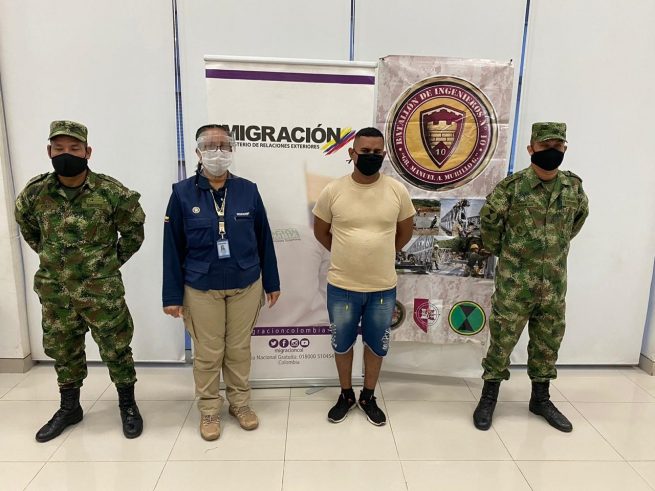 Ejército Nacional detuvo en jurisdicción de Valledupar a militar venezolano