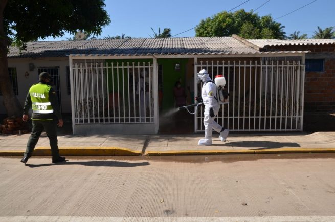 A los 450 Años llegó la brigada anti Covid-19