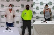 Por porte ilegal de armas, capturadas dos personas en el Cesar