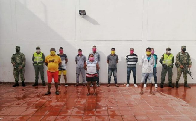 Nueve capturados por violación a medida sanitaria en Chiriguaná