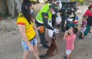 En Aguachica, Policía adelantó campaña de prevención y entregó ayudas