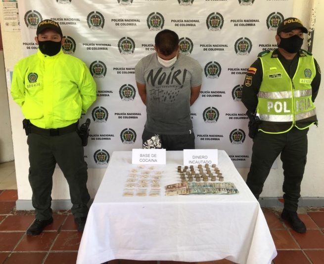 En allanamiento, presunto distribuidor de estupefacientes en el sur del Cesar