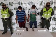 En la vía hacia La Paz (Cesar), capturados con armas de fuego y municiones