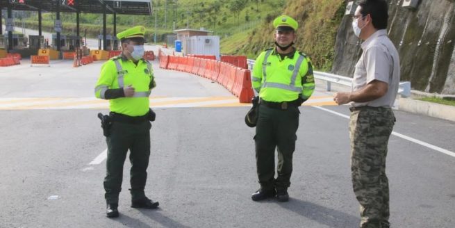 La invitación de la Policía de Tránsito a cumplir el Aislamiento Preventivo Obligatorio el puente festivo
