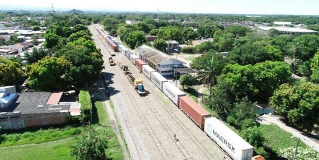En transporte férreo se han movilizado simultáneamente 1.305 toneladas de carga