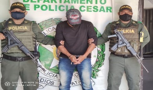 Capturado por homicidio y porte de armas de fuego