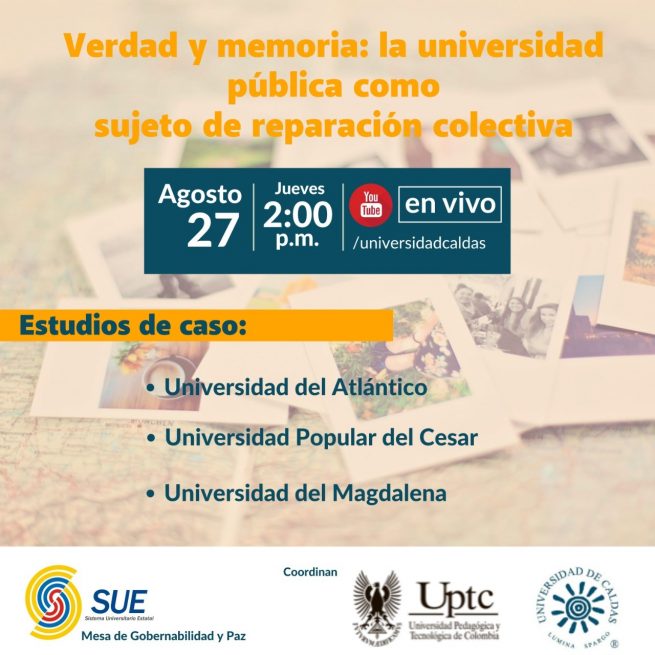 En Mesa de Gobernabilidad y Paz tratarán el tema sobre verdad y memoria