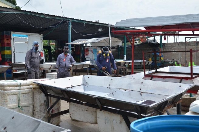 Pabellón del Pescado de Valledupar, sometido a limpieza y desinfección