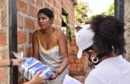 500 familias de la margen derecha del río Guatapurí recibieron complementos alimenticios