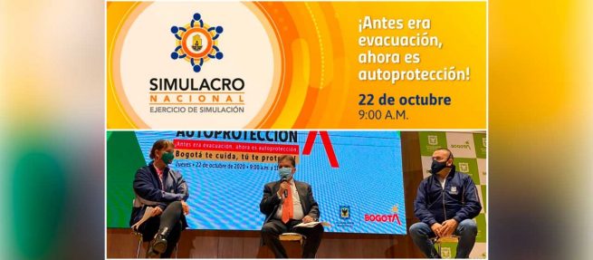 Comienza preparación del Simulacro Nacional que se realizará el 22 de octubre en todo el país