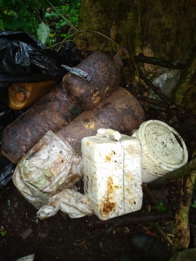 Ejército halló depósito ilegal con explosivos en zona rural de La Guajira