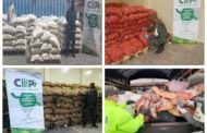 En zona de frontera incautan $75 millones en productos agropecuarios de contrabando