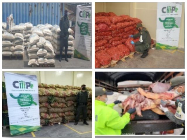 En zona de frontera incautan $75 millones en productos agropecuarios de contrabando