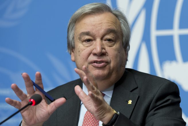 El jefe de la ONU impulsará un alto el fuego global para enfrentar la pandemia