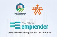 Ampliado plazo para inscribirse al Fondo Emprender en el Cesar