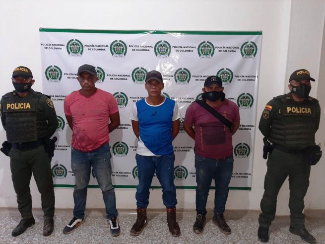 Cinco capturados por abigeato en Valledupar y El Paso