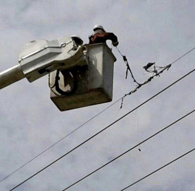 Vendaval afectó servicio de energía en varias poblaciones del Cesar