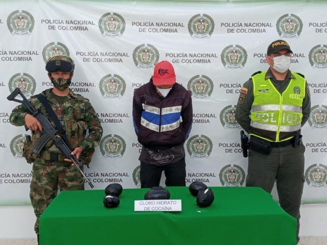 Capturado en Aguachica con más de 2 mil dosis de cocaína