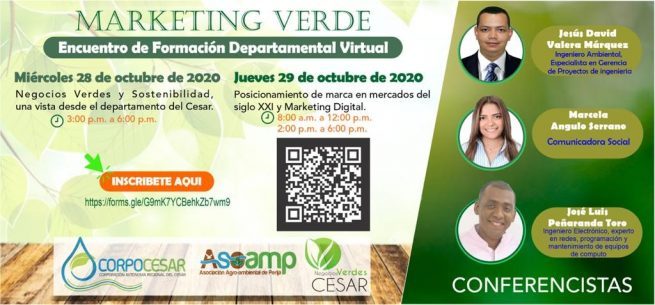 Sobre Marketing Verde girará capacitación de Corpocesar