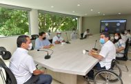 Proyectos de emprendimiento para población con discapacidad y saneamiento del Idreec, temas tratados por Gobernador del Cesar y Consejero Presidencial
