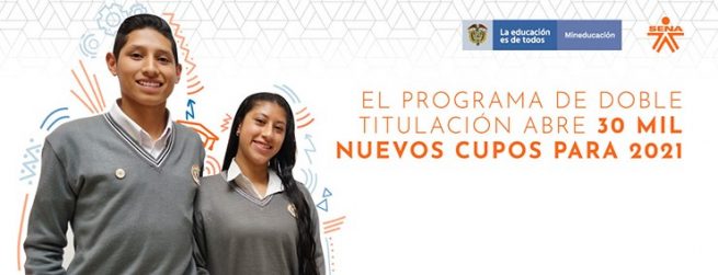 El Programa de Doble Titulación abre 30 mil nuevos cupos para 2021